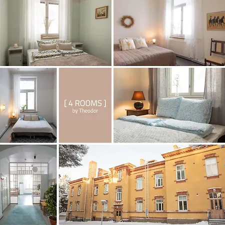 아파트 Spacious For Eight In A Good Location 오울루